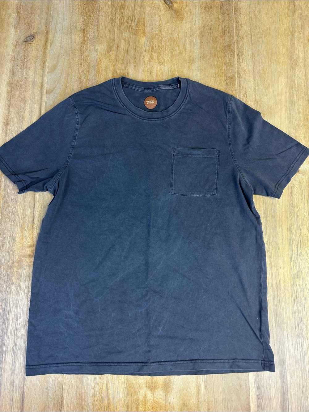 Classic Pocket Crew Neck T-Shirt - Black